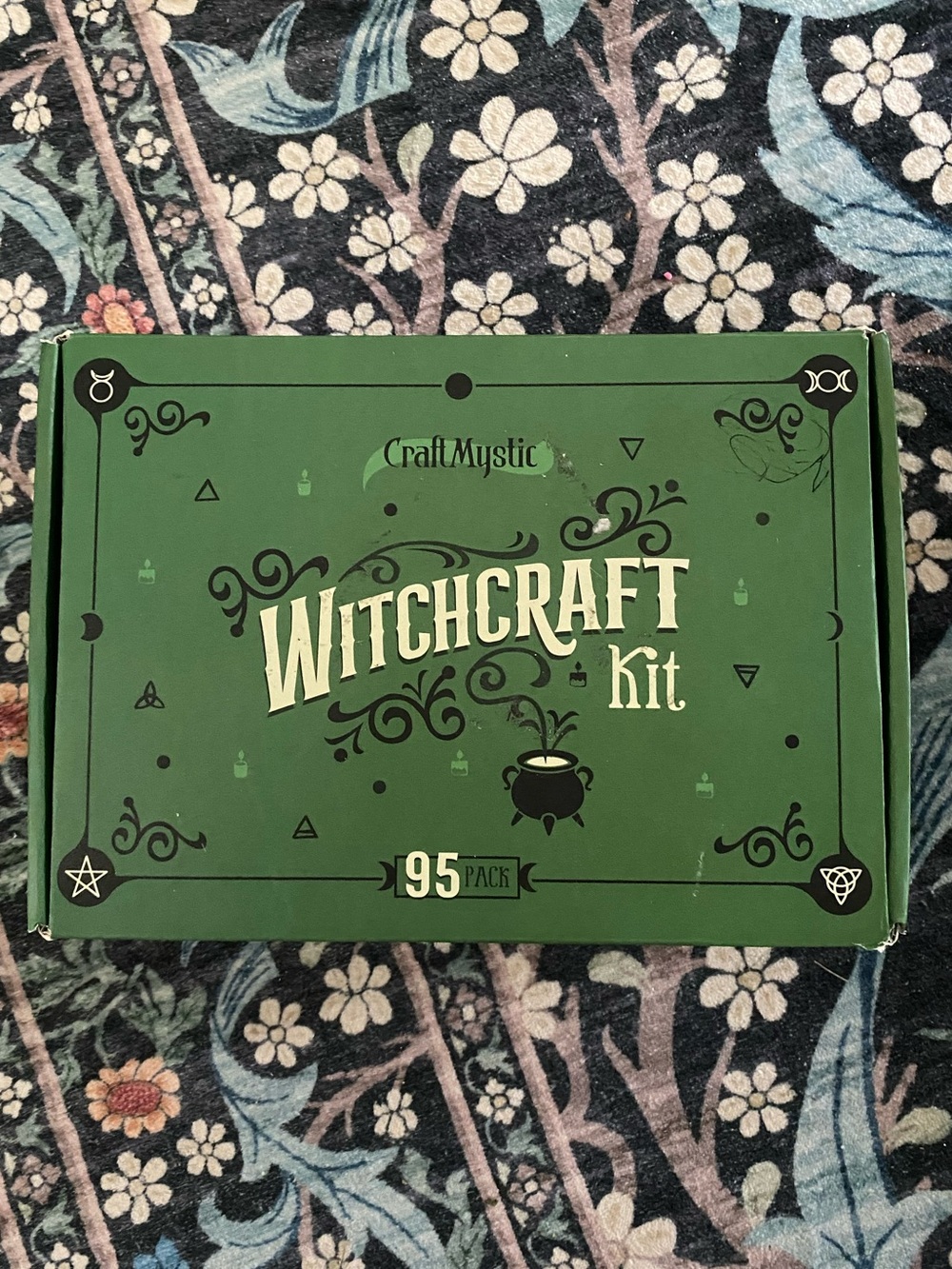 Craft Mystic Witchcraft Kit 95 Piece Spell Crystal Herb Candle Set INCOMPLETE